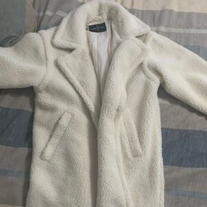 Fabletics off white  Teddy Jacket
